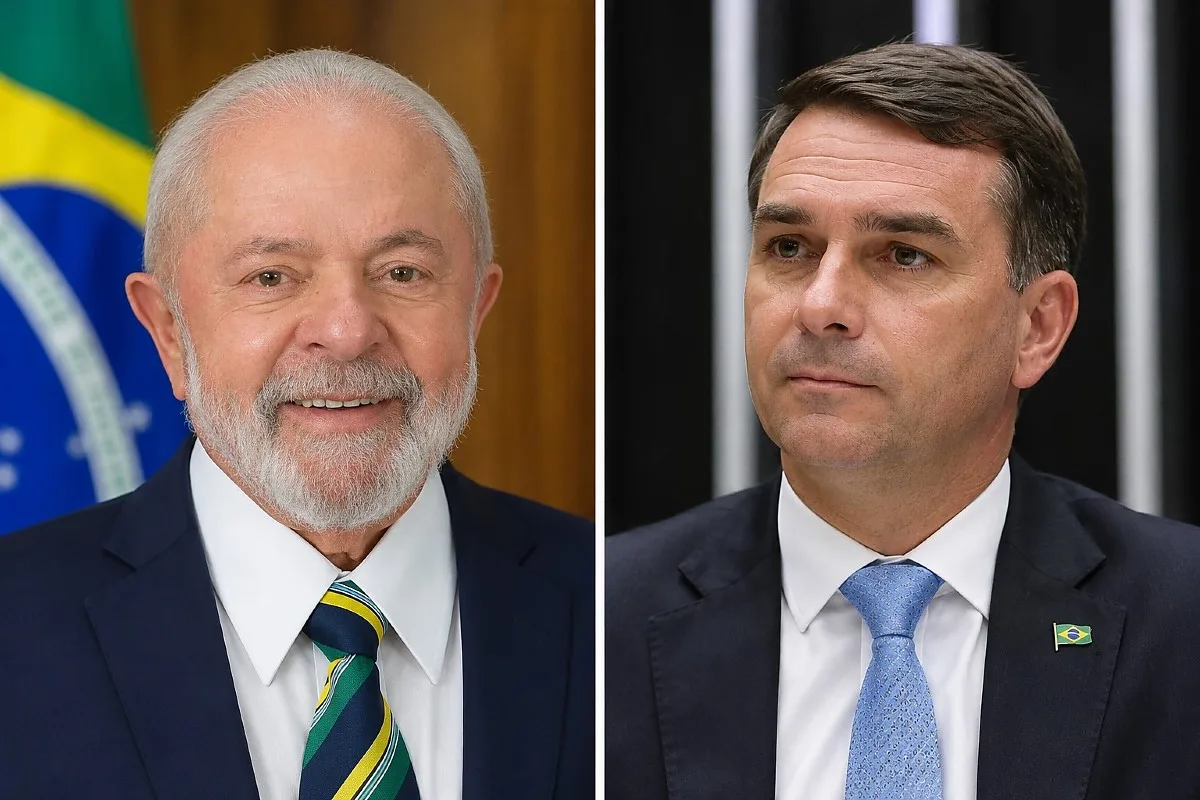 Lula e Flávio Bolsonaro cumprem agendas políticas em Mato Grosso no mesmo dia