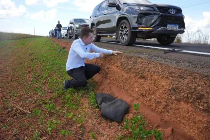 TCE-MT inicia inspeção na MT-170 após asfalto de milhões 'virar farelo' em menos de um ano