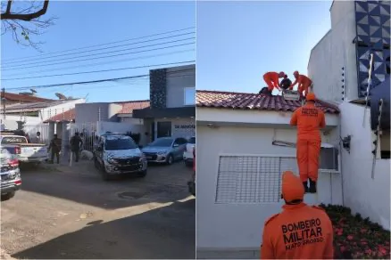 Criminoso morre e comparsa é preso após invadir casa de tenente-coronel da PM em Cuiabá